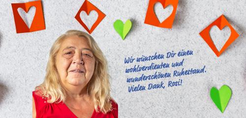 Verabschiedung unserer wertvollen Kollegin Roswitha Melis in den Ruhestand